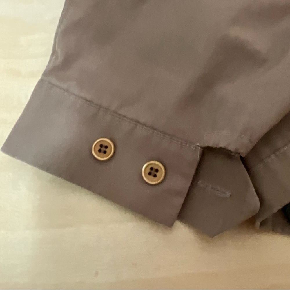 London Fog Women’s Size 44 Regular Zip up Jacket Vintage Tan Beige W/Pockets - Picture 5 of 7